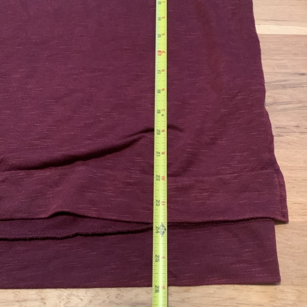 Knox Rose Studded Cold Shoulder Long Sleeve Maroon Blouse Women’s S - Picture 10 of 14